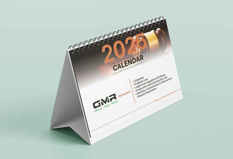 Calendar Design by Zenada Design & Print Studio